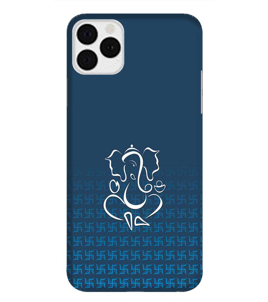 H0056-Swastik and Ganesha Back Cover for Apple iPhone 11 Pro