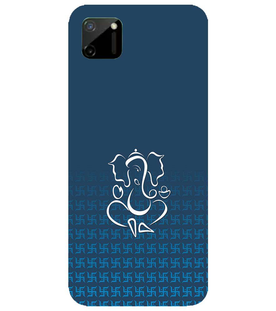 H0056-Swastik and Ganesha Back Cover for Realme C11