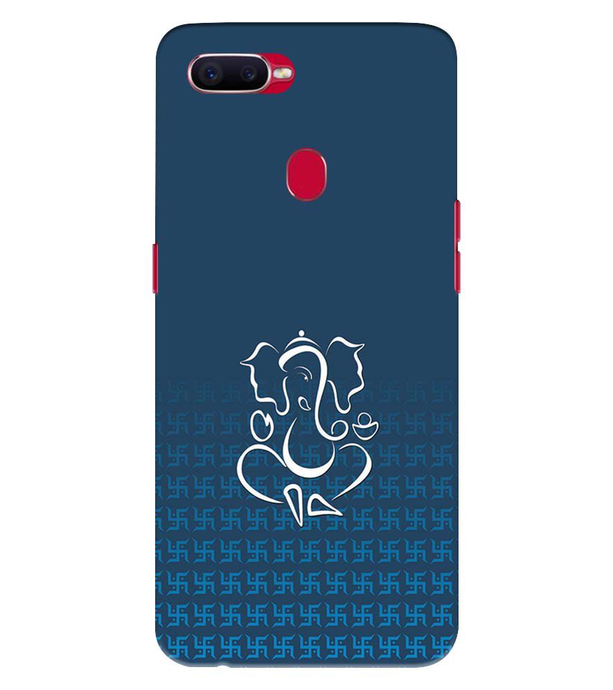 H0056-Swastik and Ganesha Back Cover for Realme U1