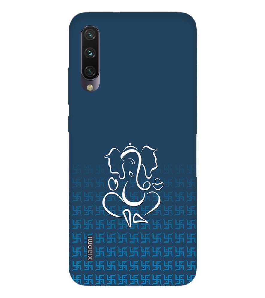 H0056-Swastik and Ganesha Back Cover for Xiaomi Mi CC9e