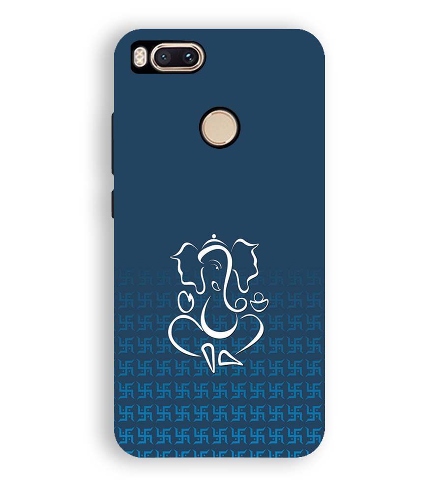 H0056-Swastik and Ganesha Back Cover for Xiaomi Redmi A1