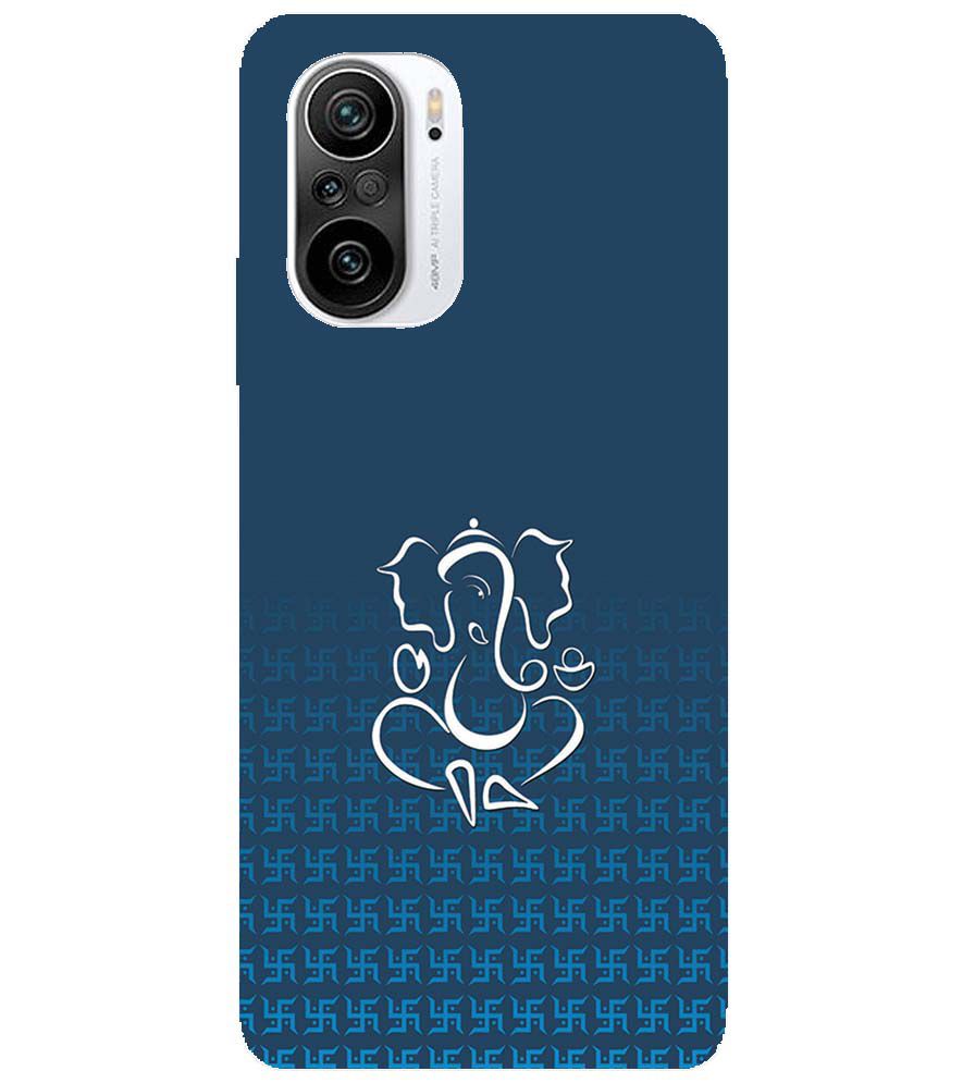 H0056-Swastik and Ganesha Back Cover for Xiaomi Redmi K40