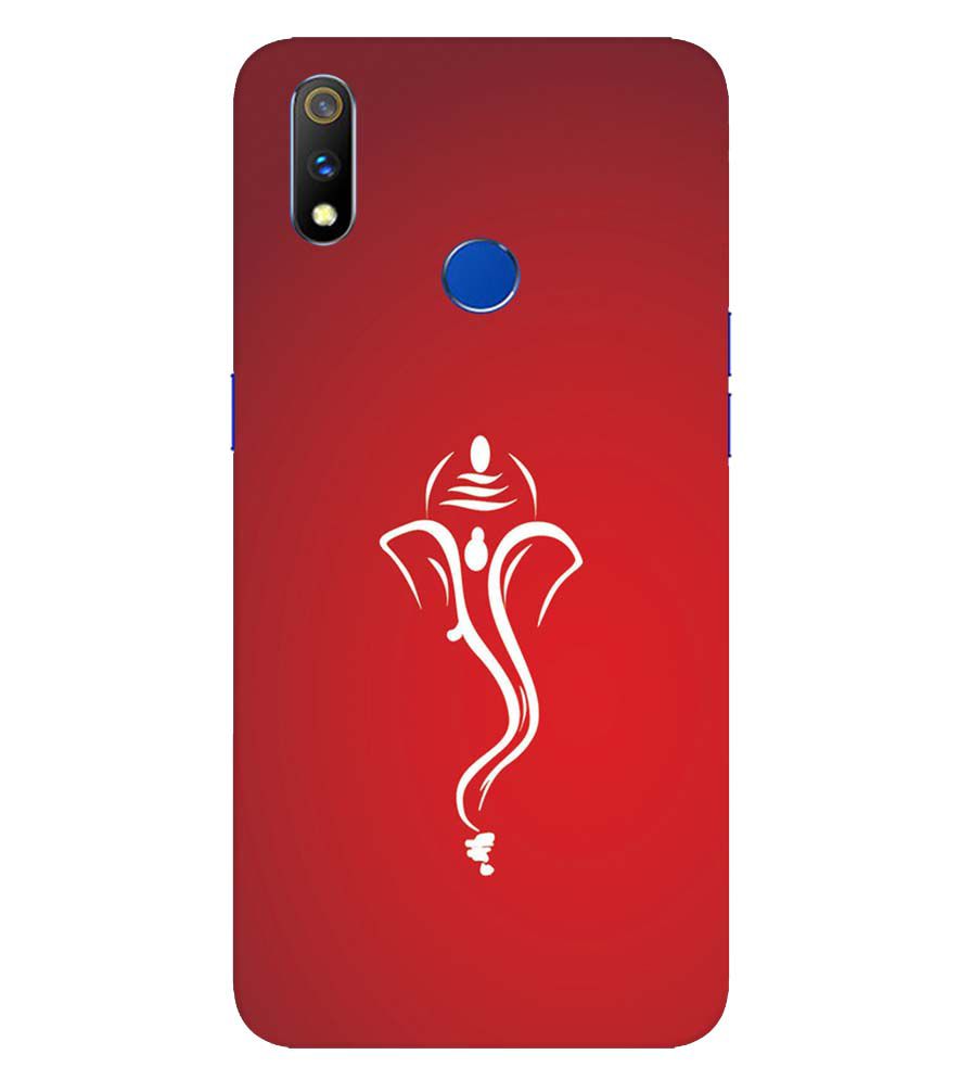 H0057-My Friend Ganesha Back Cover for  Realme X Lite