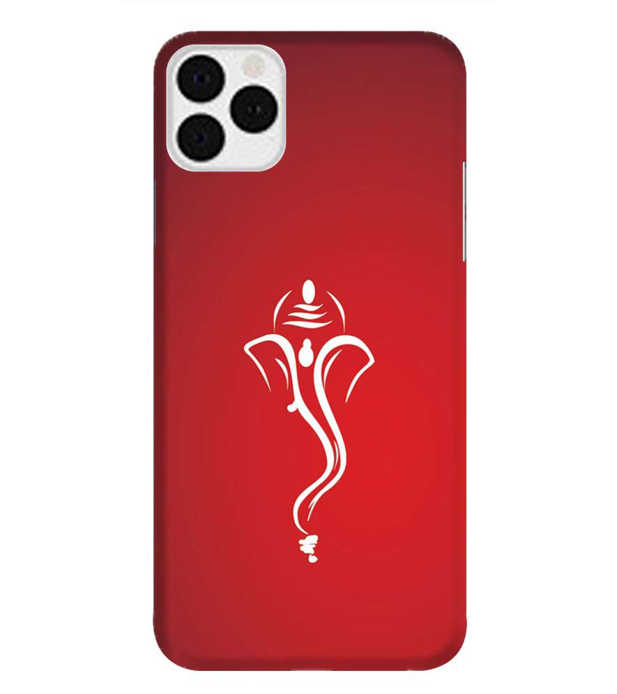 H0057-My Friend Ganesha Back Cover for Apple iPhone 11 Pro