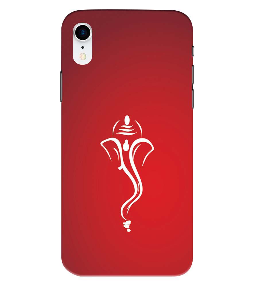 H0057-My Friend Ganesha Back Cover for Apple iPhone XR