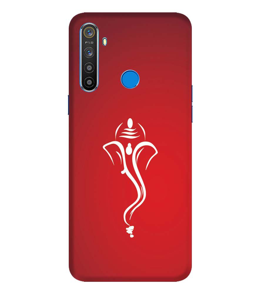 H0057-My Friend Ganesha Back Cover for Realme 5