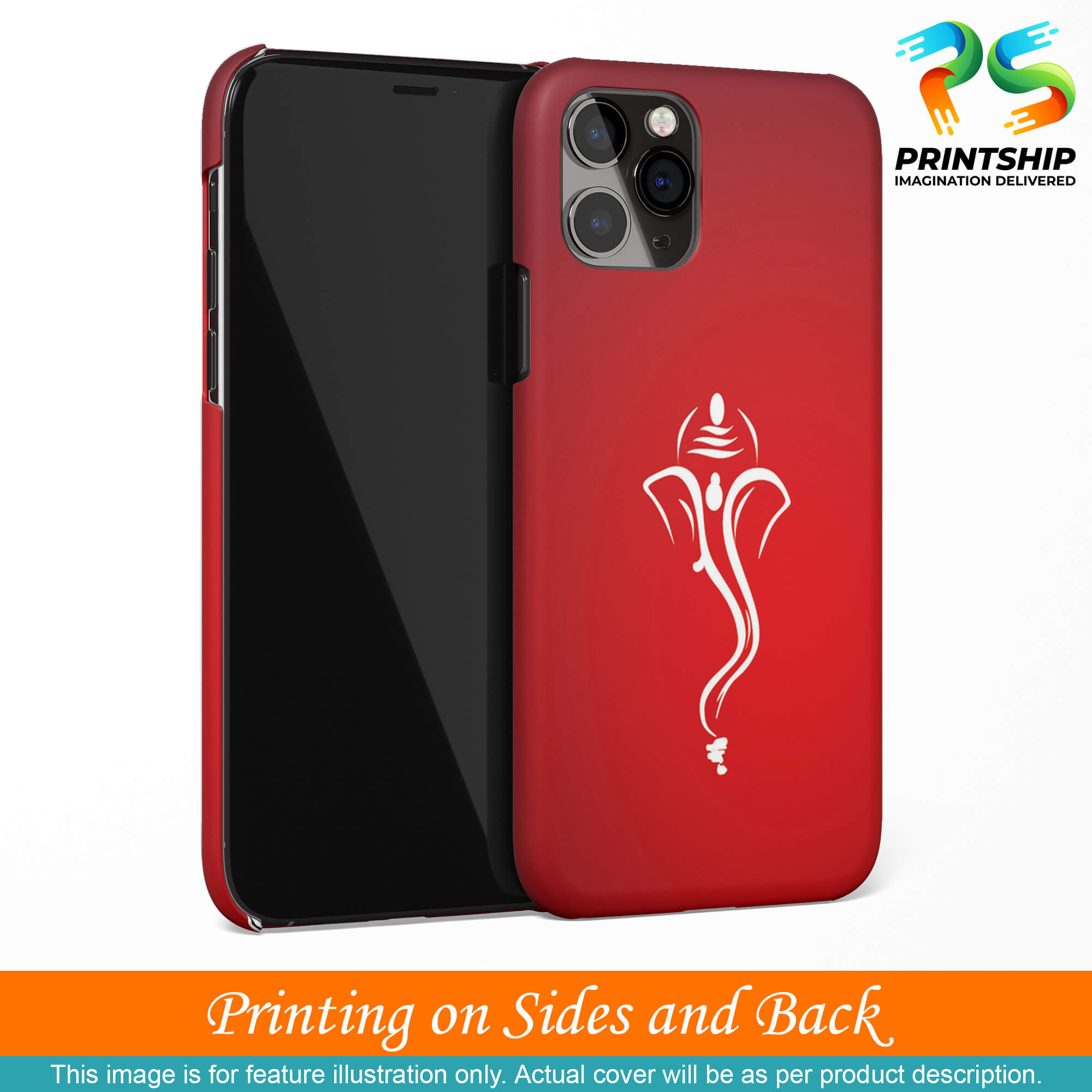 H0057-My Friend Ganesha Back Cover for Samsung Galaxy A8 Plus-Image3