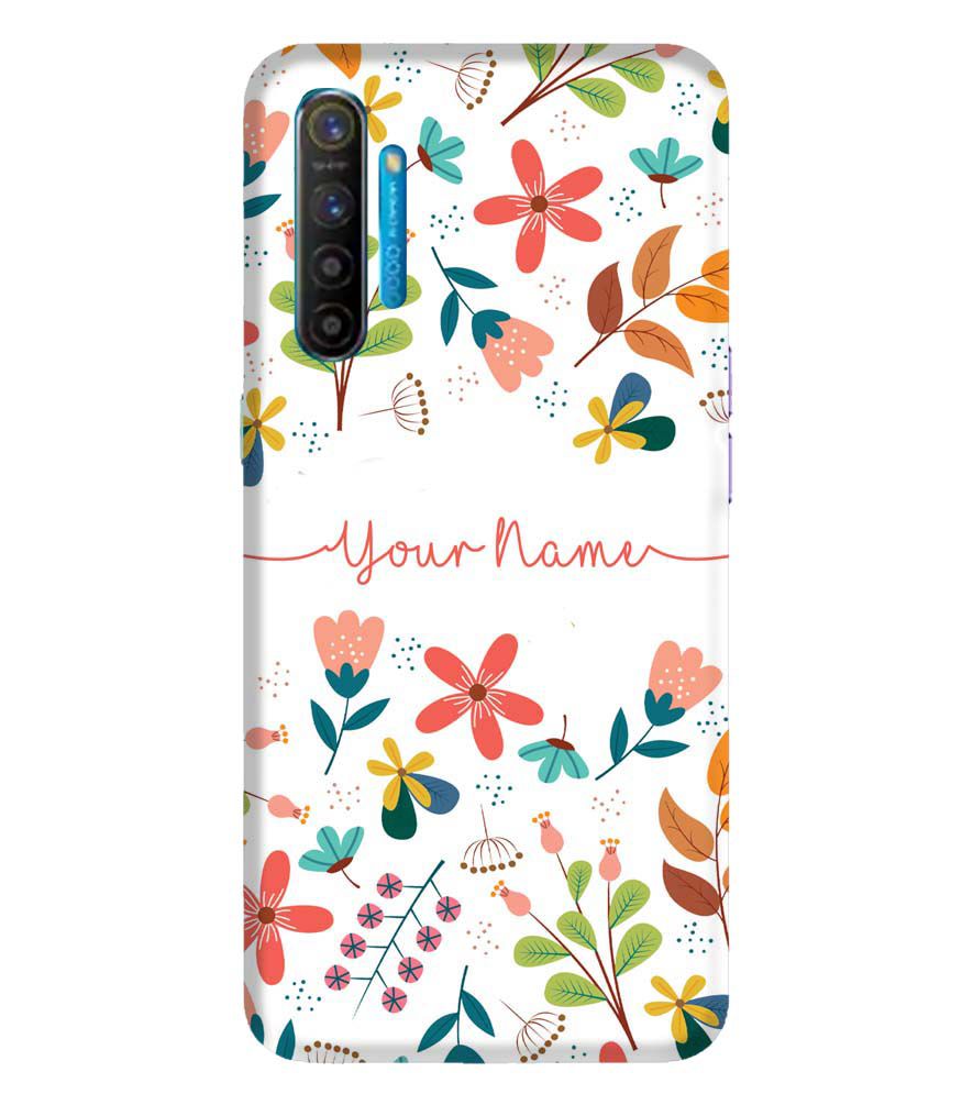 IK5002-Flower with Name Back Cover for Oppo K5