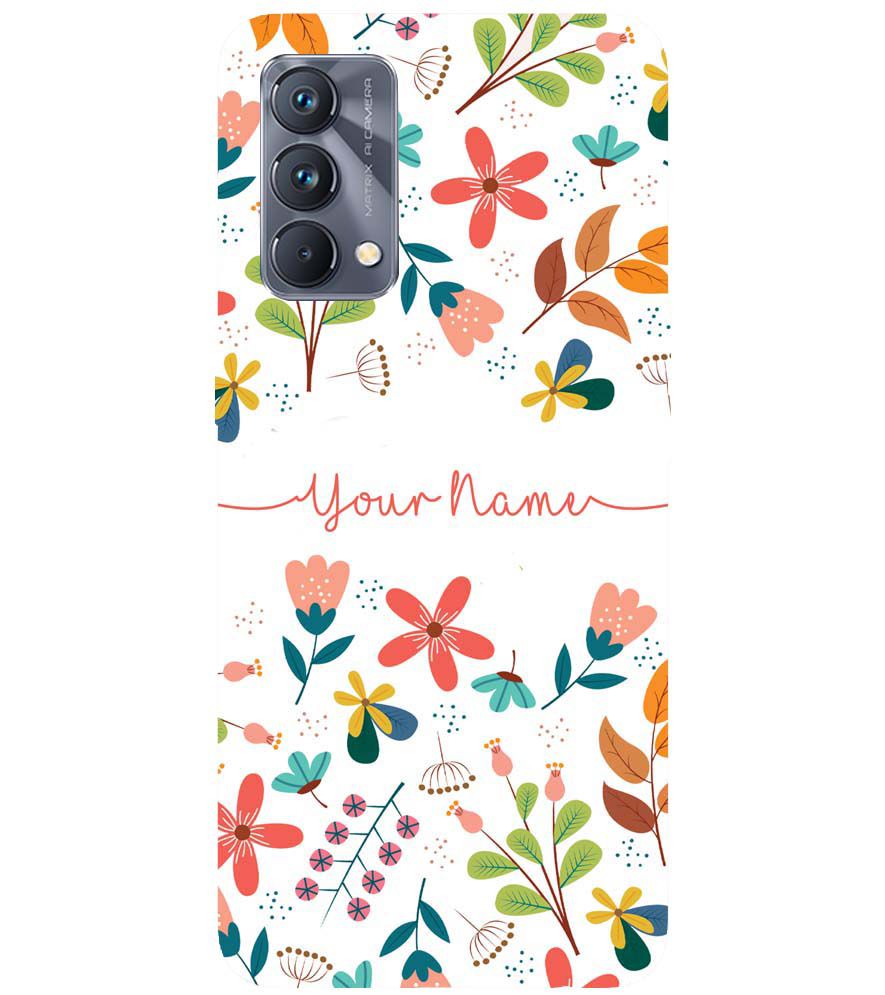 IK5002-Flower with Name Back Cover for Realme GT Master