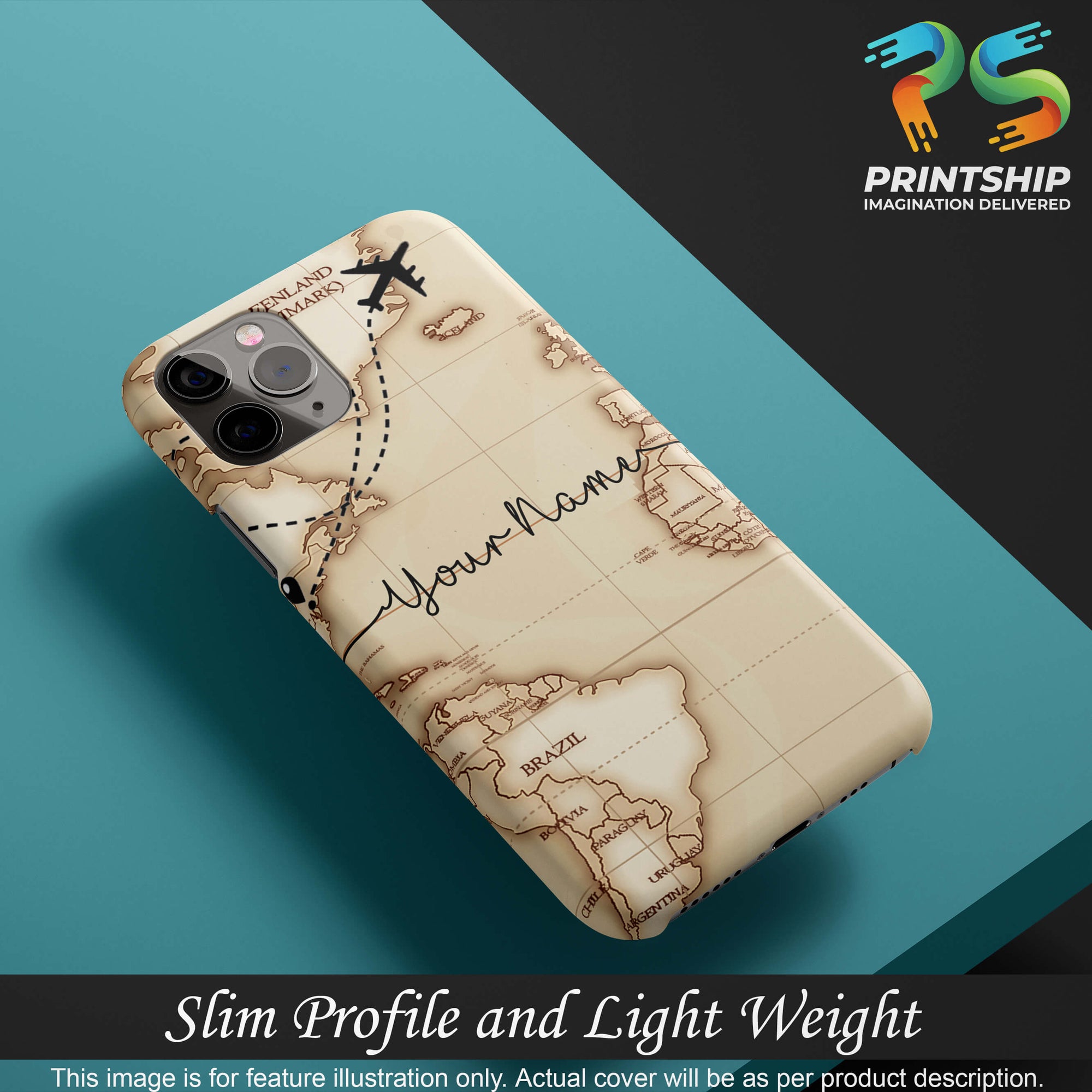 IK5003-World Map with Name Back Cover for Xiaomi Mi Max 2-Image4