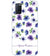 IK5005-Purple Flowers with Name Back Cover for Oppo A92