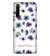 IK5005-Purple Flowers with Name Back Cover for Realme 6i