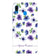 IK5005-Purple Flowers with Name Back Cover for Samsung Galaxy A20