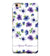 IK5005-Purple Flowers with Name Back Cover for Vivo Y55L