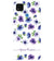 IK5005-Purple Flowers with Name Back Cover for Xiaomi Poco C31