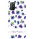 IK5005-Purple Flowers with Name Back Cover for Xiaomi Poco M3