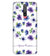 IK5005-Purple Flowers with Name Back Cover for Xiaomi Poco X2