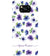 IK5005-Purple Flowers with Name Back Cover for Xiaomi Poco X3