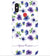 IK5005-Purple Flowers with Name Back Cover for Xiaomi Redmi Y2