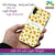 IK5006-Yellow Flowers with Name Back Cover for Xiaomi Redmi Note 11 4G