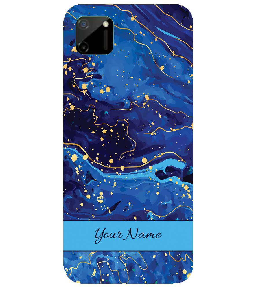 IK5007-Galaxy Blue with Name Back Cover for Realme C11