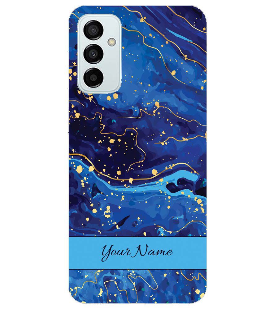 IK5007-Galaxy Blue with Name Back Cover for Samsung Galaxy F23