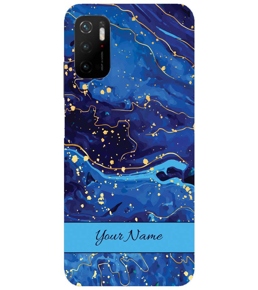 IK5007-Galaxy Blue with Name Back Cover for Xiaomi Poco M3 Pro 5G