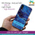 IK5007-Galaxy Blue with Name Back Cover for Realme C15