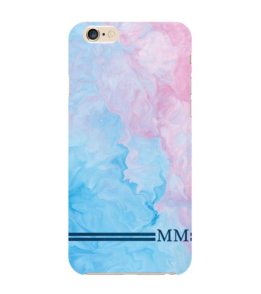 IK5008-Classic Marble with Initials Back Cover for Apple iPhone 6 and iPhone 6S