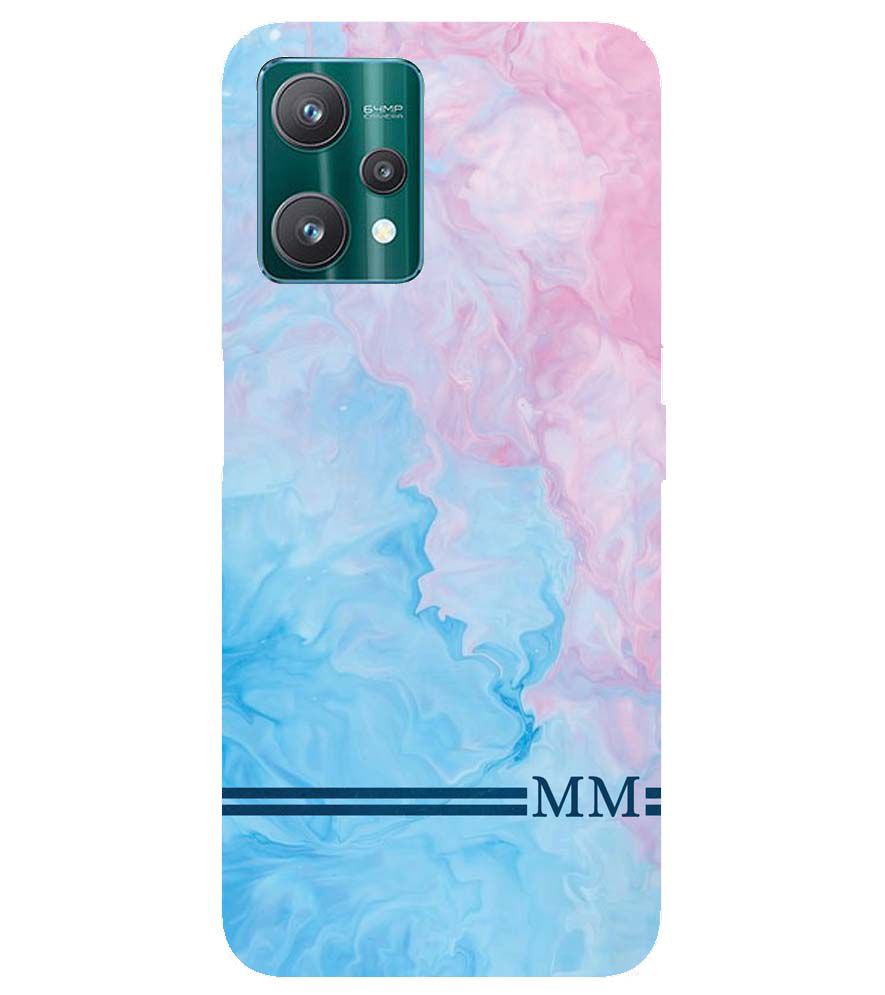 IK5008-Classic Marble with Initials Back Cover for Realme 9 Pro+