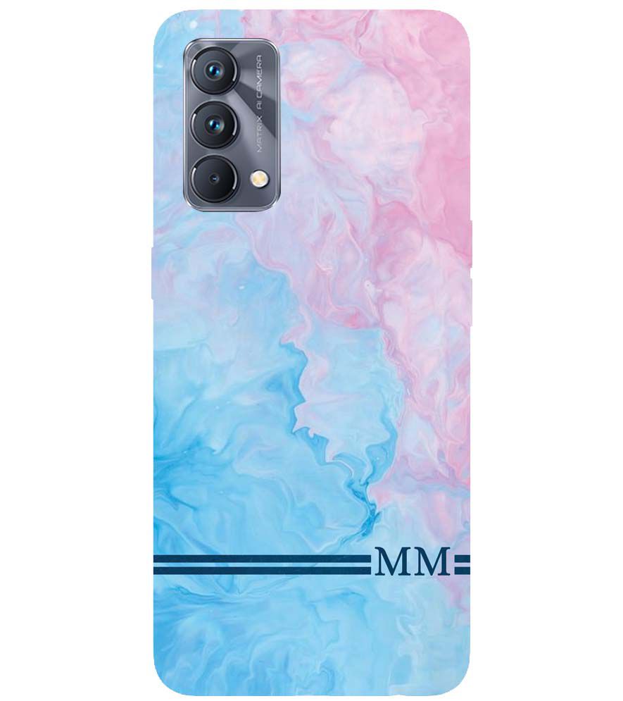 IK5008-Classic Marble with Initials Back Cover for Realme GT Master