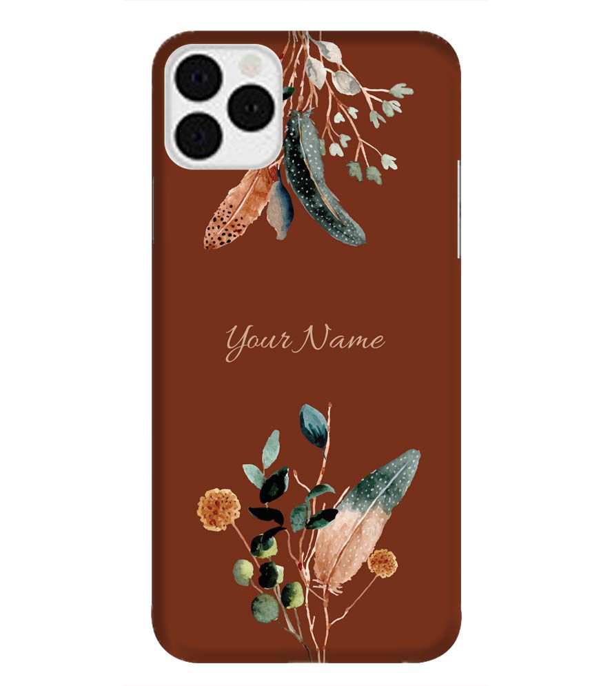 IK5011-Amazing Plants with Name Back Cover for Apple iPhone 11 Pro