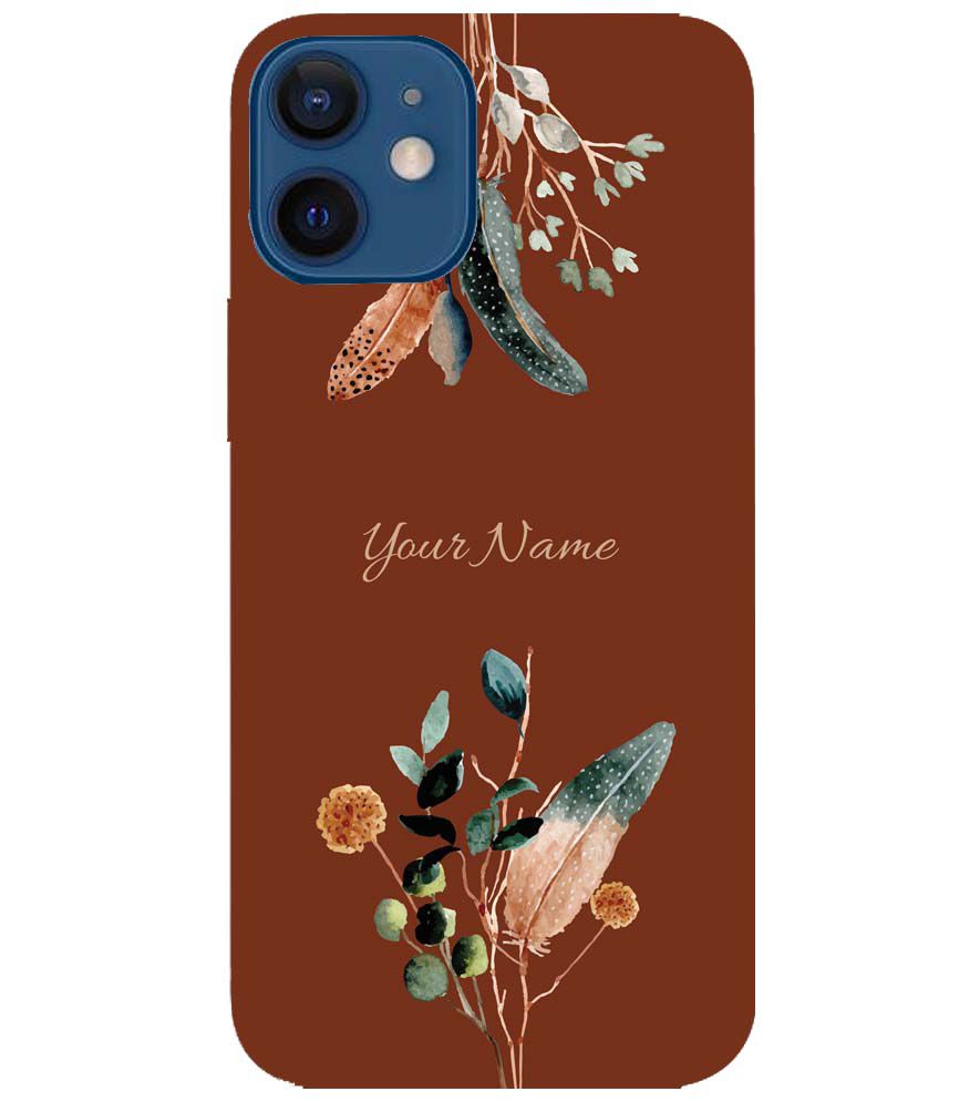 IK5011-Amazing Plants with Name Back Cover for Apple iPhone 12 Mini