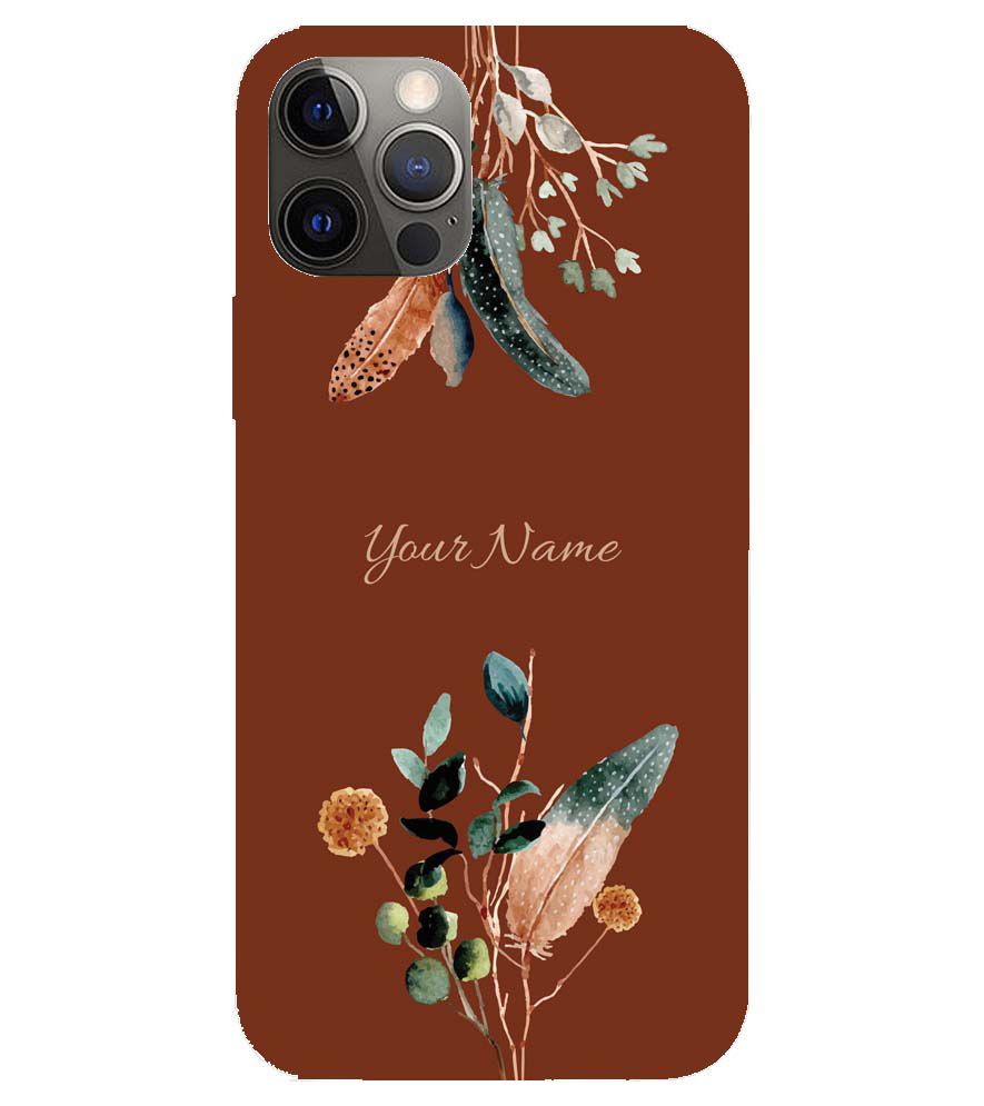 IK5011-Amazing Plants with Name Back Cover for Apple iPhone 12 Pro