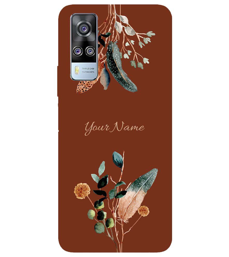 IK5011-Amazing Plants with Name Back Cover for vivo Y51 (2020, December)