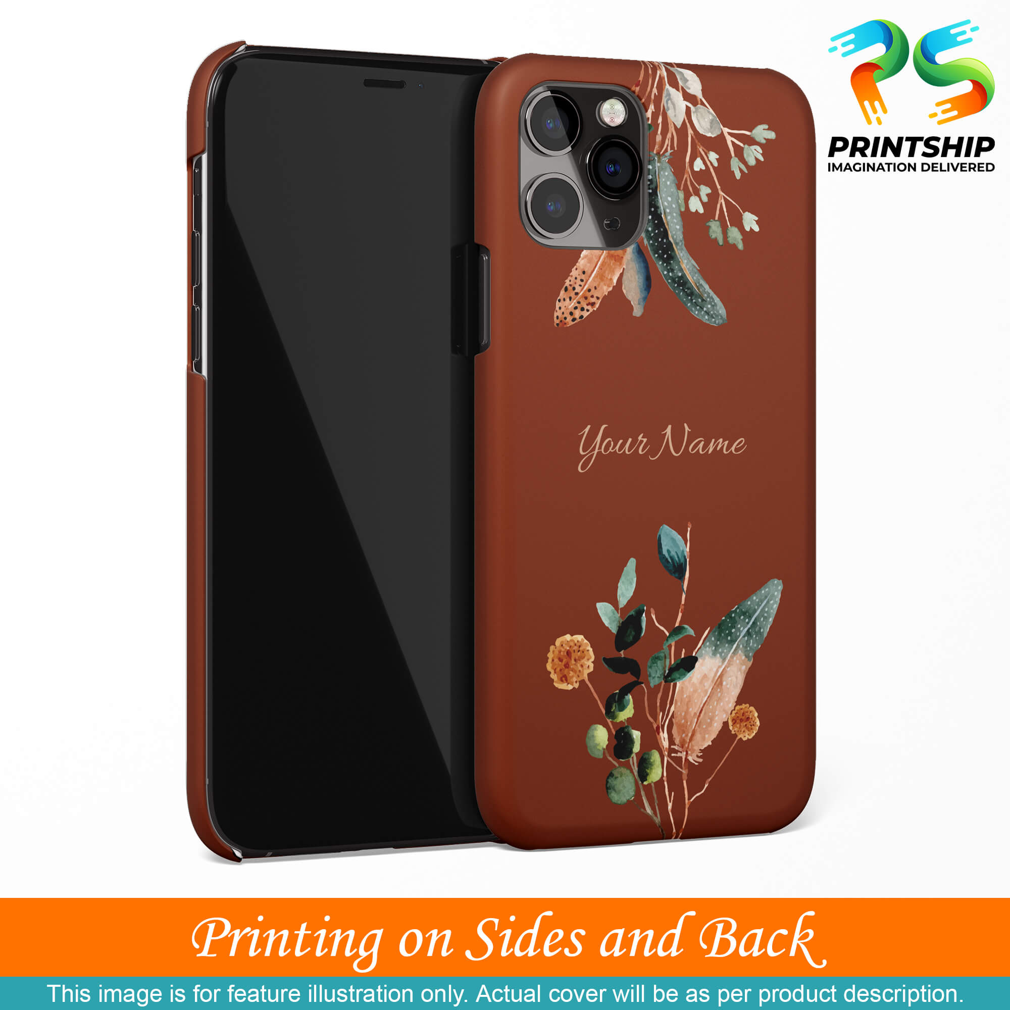 IK5011-Amazing Plants with Name Back Cover for Vivo V17 Pro-Image3