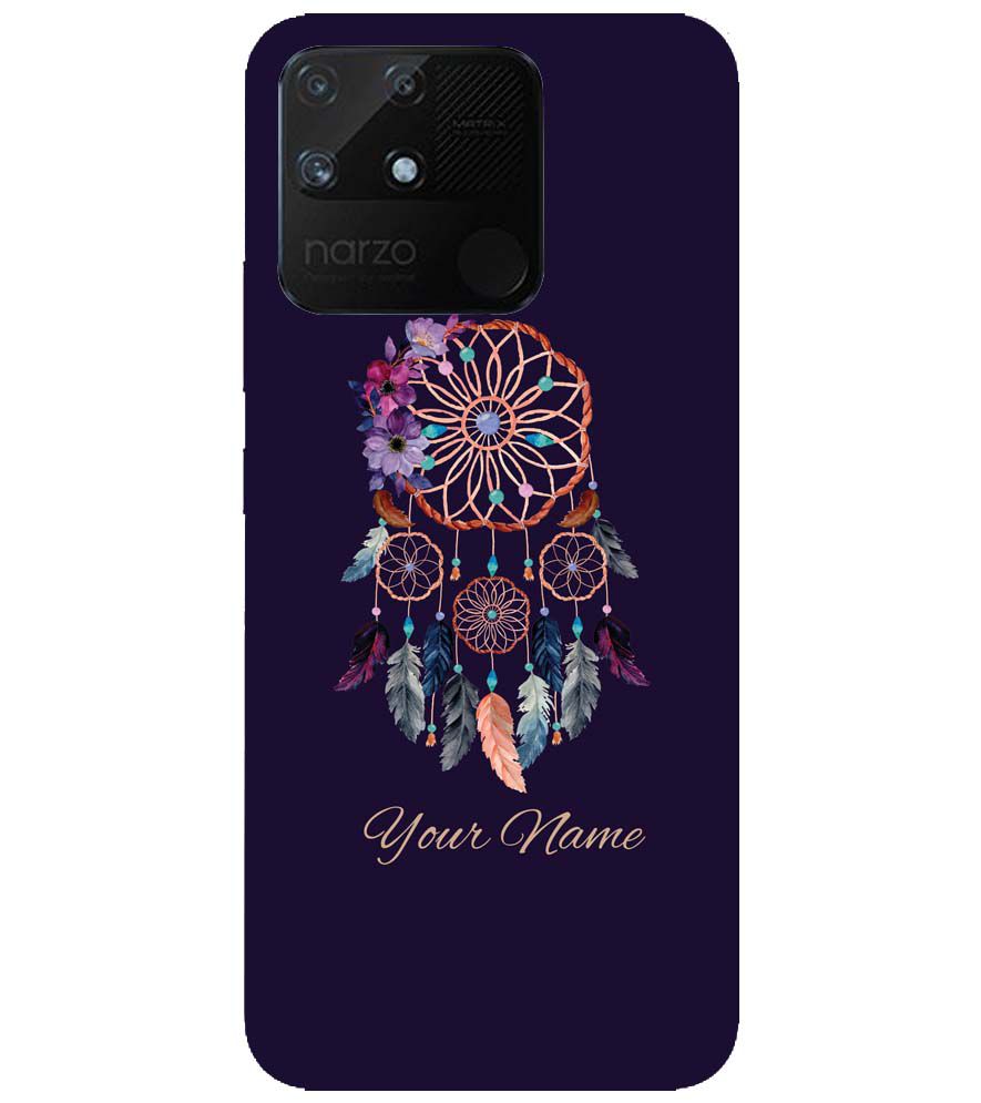 IK5012-Dream Catcher with Name Back Cover for Realme Narzo 50A