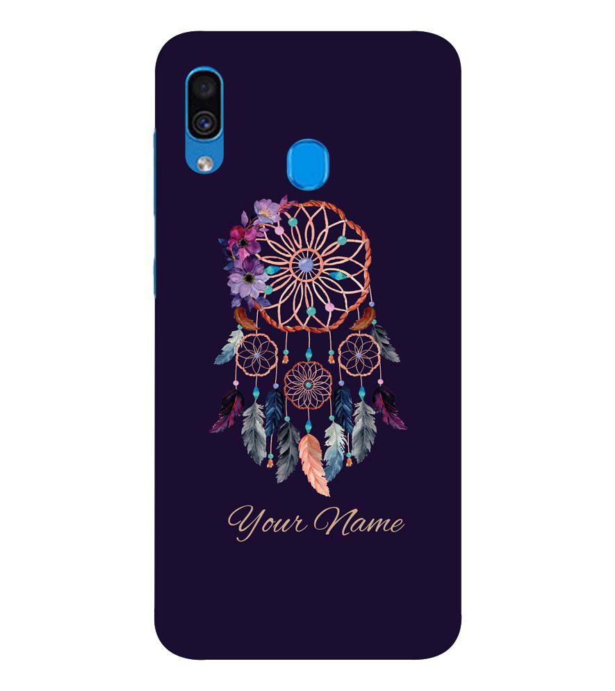 IK5012-Dream Catcher with Name Back Cover for Samsung Galaxy A20