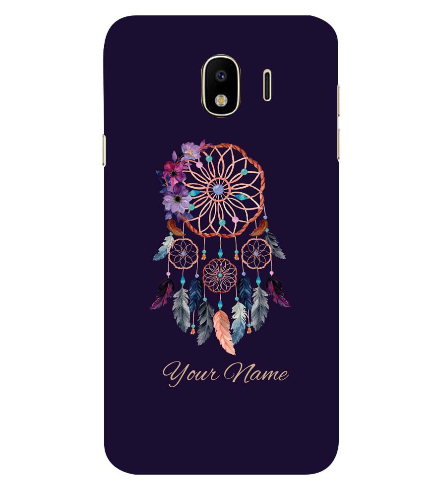 IK5012-Dream Catcher with Name Back Cover for Samsung Galaxy J4 (2018)