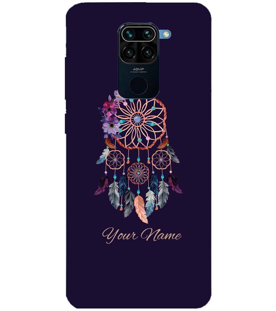 IK5012-Dream Catcher with Name Back Cover for Xiaomi Redmi Note 9