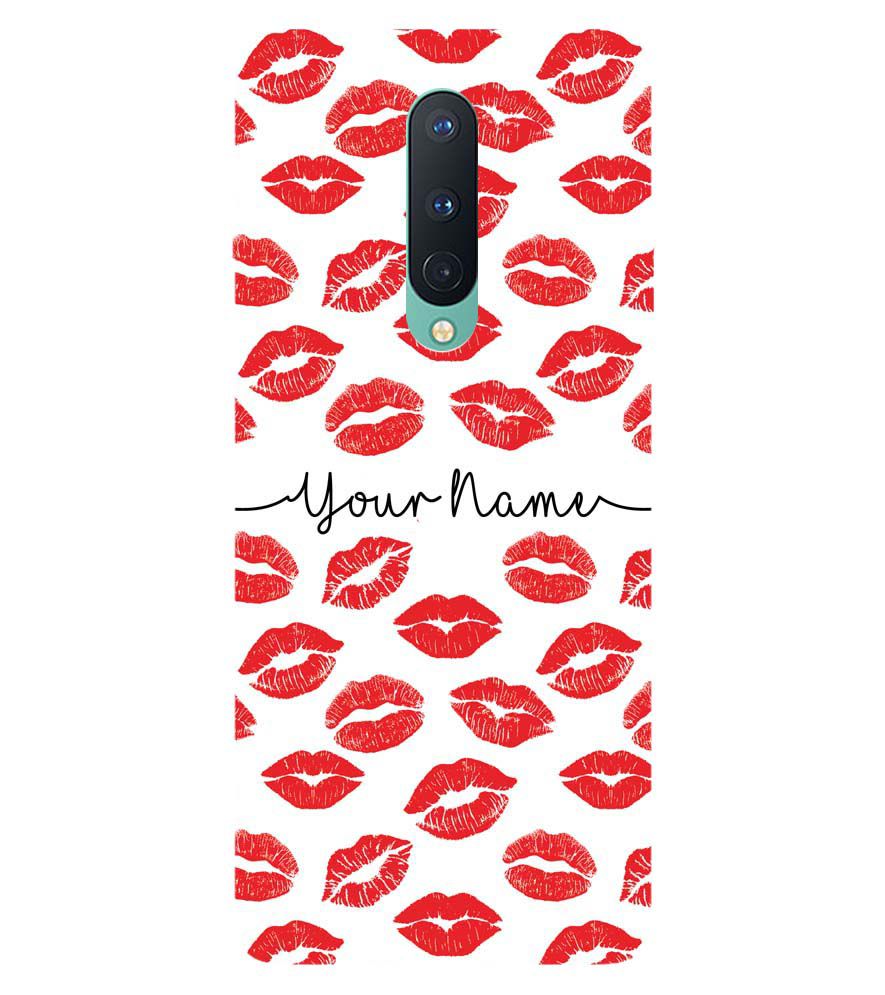 IK5015-Girly Lipstics with Name Back Cover for OnePlus 8