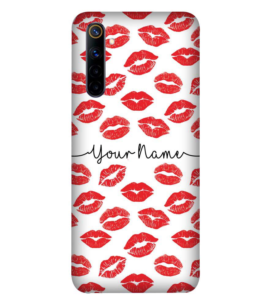 IK5015-Girly Lipstics with Name Back Cover for Realme 6i