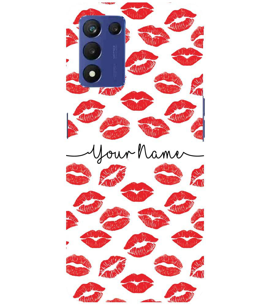 IK5015-Girly Lipstics with Name Back Cover for Realme 9 5G Speed