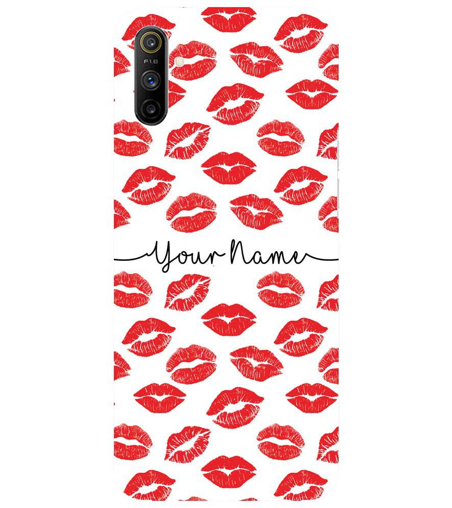 IK5015-Girly Lipstics with Name Back Cover for Realme Narzo 10A