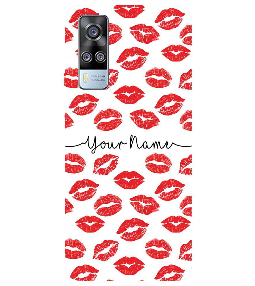 IK5015-Girly Lipstics with Name Back Cover for vivo Y51 (2020, December)