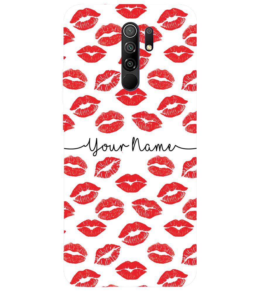 IK5015-Girly Lipstics with Name Back Cover for Xiaomi Poco M2