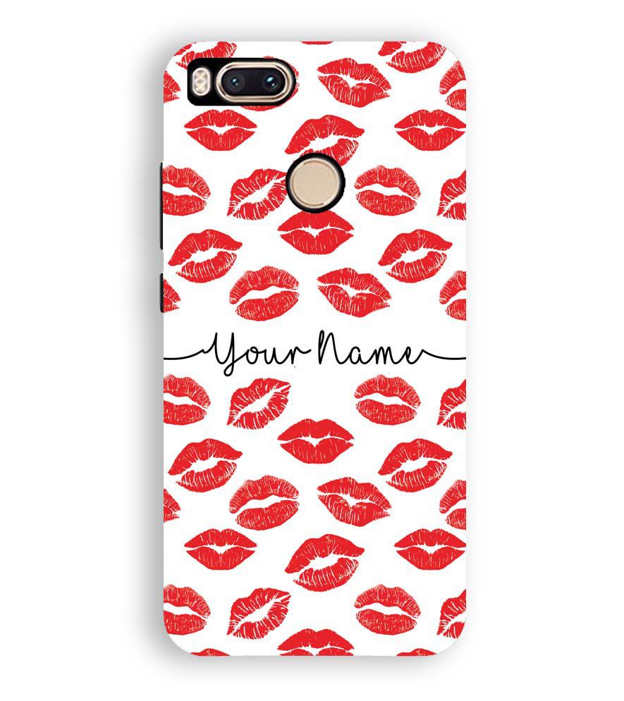 IK5015-Girly Lipstics with Name Back Cover for Xiaomi Redmi A1