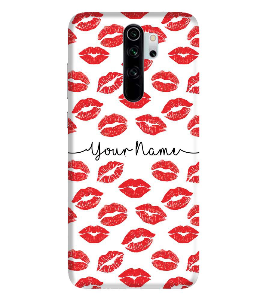 IK5015-Girly Lipstics with Name Back Cover for Xiaomi Redmi Note 8 Pro