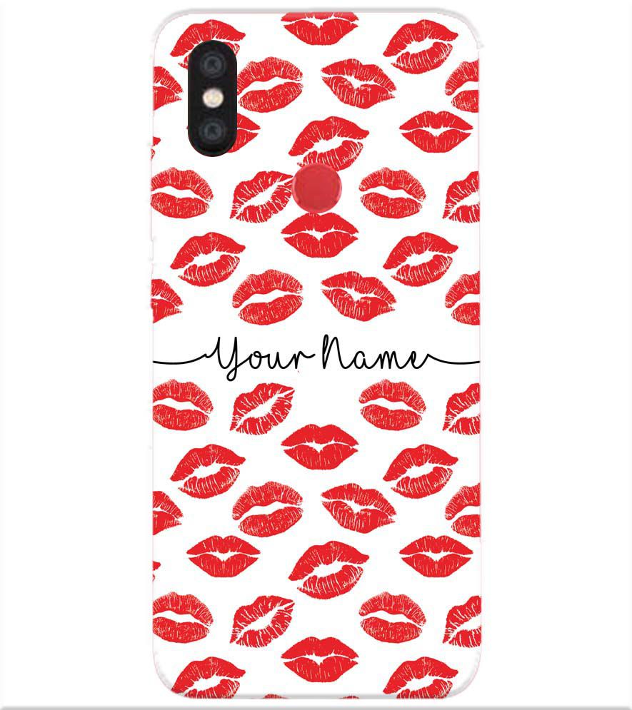 IK5015-Girly Lipstics with Name Back Cover for Xiaomi Redmi Y2