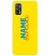 IK5016-Yellow Name and Surname Back Cover for Realme 7 Pro